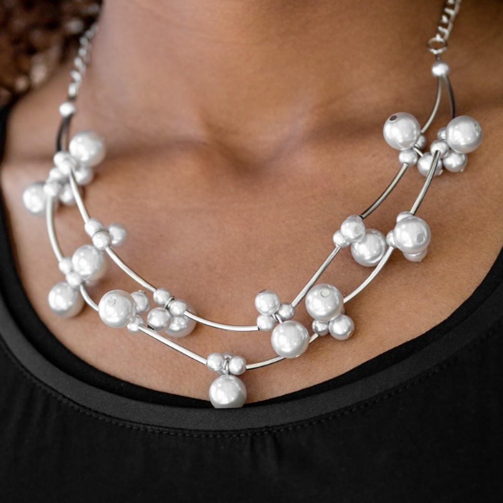 Necklace & Earrings - Wedding Belles Silver